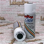 Peinture acrylique émail en aérosol, couleur extra verte PIAGGIO VERDE SCHERWOOD P322, usage professionnel, aérosol de 400 ml avec valve autonettoyante
