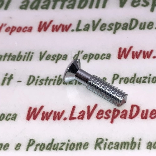 4 mm x 14 mm Schraube zur Befestigung der Rücklichtblende am Dach für VESPA 125, 150, 180 VNB1, 2, 3, 4, 5 VBB GL mit Senkkopf