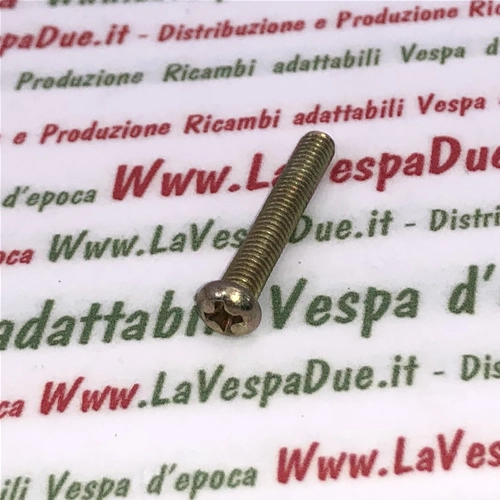 4 mm x 20 mm Kreuzschlitzschraube zur Befestigung der Frontscheinwerfereinheit für VESPA 50 SPECIAL ELESTART und verschiedene andere Anwendungen