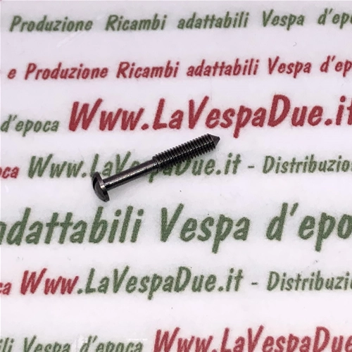3 mm x 20 mm Schraube zur Befestigung des hinteren Bremslichtgehäuses auf dem Dach für VESPA 125, 150, 180, VBB, VNB, SPRINT, VNC1, VBC1, SUPER GL, SS, halbrunder Schlitzkopf
