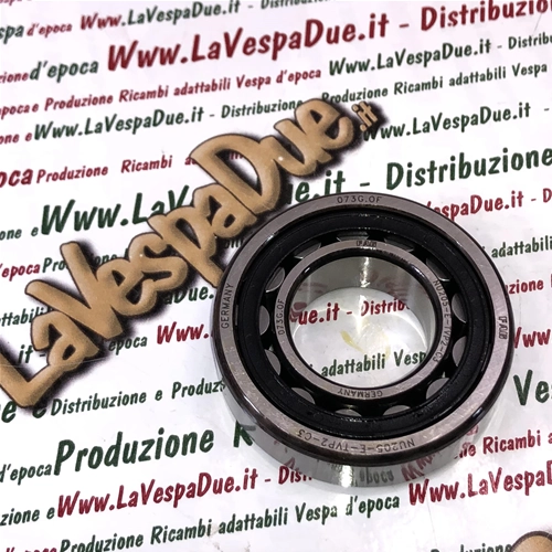 FAG NU205 ETVP C3 25 x 52 x 15 roller bearing for crankshaft flywheel side for VESPA PX 125 T5 160 GS 180 SS 200 RALLY LAMBRETTA 125 150 175 TV LI 2nd 3rd SERIES 200 SX