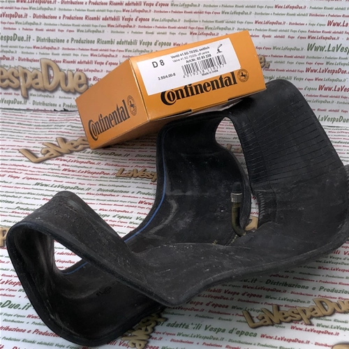 Cámara de aire D8 CONTINENTAL 4.00 3.50 2.50 8" para válvula LAMBRETTA VESPA de 70°