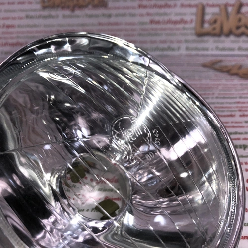 SIEM Scheinwerfer-Optikgruppe Ø 115 mm für VESPA 150 VB1T 150 GS VS1T VS2T VS3T VS4T GS komplett mit Rahmen und Lampenfassung und mit komplettem Visier ro 025793