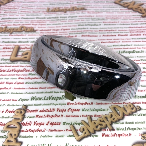 SIEM Scheinwerfer-Optikgruppe Ø 115 mm für VESPA 150 VB1T 150 GS VS1T VS2T VS3T VS4T GS komplett mit Rahmen und Lampenfassung und mit komplettem Visier ro 025793