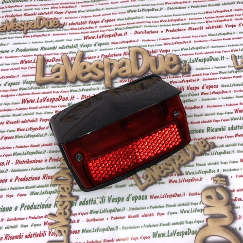 Fanalino ORIGINALE PIAGGIO Stop Posteriore con Tetto NERO per VESPA 50 SPECIAL r.o. 291652 122266 - 143687
