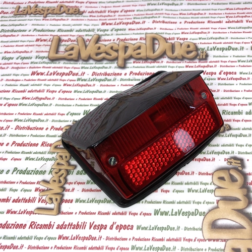 Fanalino ORIGINALE PIAGGIO Stop Posteriore con Tetto NERO per VESPA 50 SPECIAL r.o. 291652 122266 - 143687