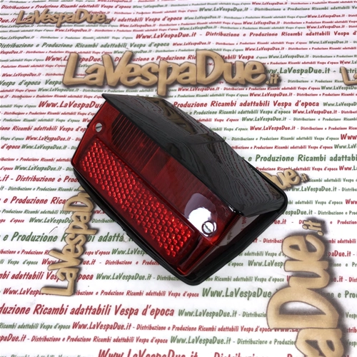 Fanalino ORIGINALE PIAGGIO Stop Posteriore con Tetto NERO per VESPA 50 SPECIAL r.o. 291652 122266 - 143687
