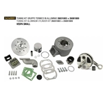 Tuning Kit racing PINASCO 26360001 ZUERA VTR Gruppo termico PINASCO 26031803 145 ZUERA VTR BIG BORE con Albero Motore PINASCO 26081889 per VESPA 50 125 ET3 PK PK XL PRIMAVERA 50 trasformazione 125