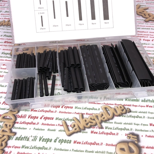 Schrumpfschlauch-Set, 127-teilig, verschiedene Größen und Farben, für Vespa, Ape, Lambretta