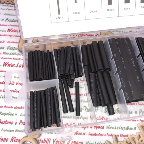Schrumpfschlauch-Set, 127-teilig, verschiedene Größen und Farben, für Vespa, Ape, Lambretta