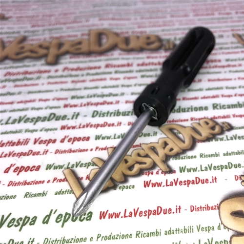 Reversible screwdriver with cross-head and fixed slot for Vespa and Piaggio tools, various models, ro 183059