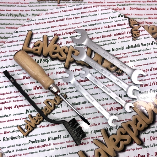 6-teiliges Set aus Holzschraubendrehern mit festem Schnitt für VESPA 50, 90, 125, 150, 160, 180, 200 Taschen