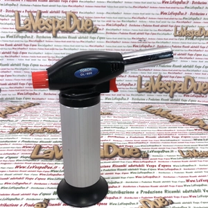 Butane gas torch burner TURBO TORCH FLAME 1300° for quick coupling bearings and various applications barbecue pre-welding