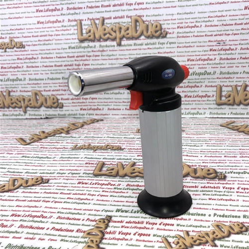 Butane gas torch burner TURBO TORCH FLAME 1300° for quick coupling bearings and various applications barbecue pre-welding