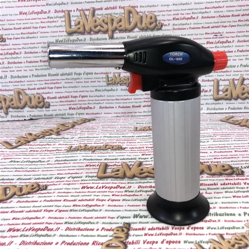 Butane gas torch burner TURBO TORCH FLAME 1300° for quick coupling bearings and various applications barbecue pre-welding