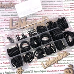 Set mit 222 O-Ringen in 17 verschiedenen Größen für diverse Anwendungen (VESPA, APE, LAMBRETTA)