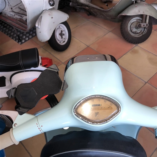 Soporte universal para teléfono para soportes de espejos de manillar Vespa SPECIAL ET3 PX PE PK GS SS SPRINT SUPER VBB VNB FARO BASSO VN VM V1 V15 V30 V33 VL para APPLE IPHONE SAMSUNG HUAWEI ONE+