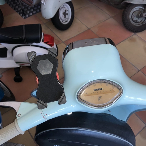 Soporte universal para teléfono para soportes de espejos de manillar Vespa SPECIAL ET3 PX PE PK GS SS SPRINT SUPER VBB VNB FARO BASSO VN VM V1 V15 V30 V33 VL para APPLE IPHONE SAMSUNG HUAWEI ONE+
