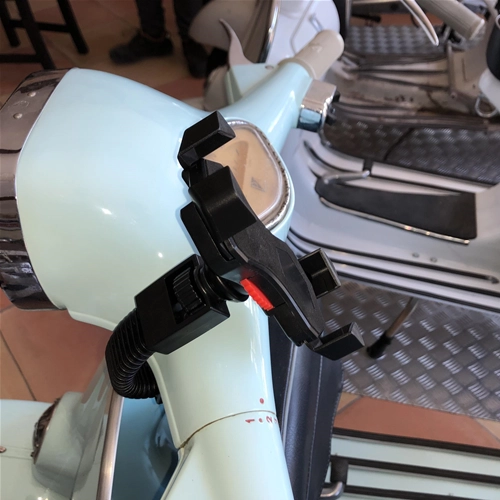 Soporte universal para teléfono para soportes de espejos de manillar Vespa SPECIAL ET3 PX PE PK GS SS SPRINT SUPER VBB VNB FARO BASSO VN VM V1 V15 V30 V33 VL para APPLE IPHONE SAMSUNG HUAWEI ONE+