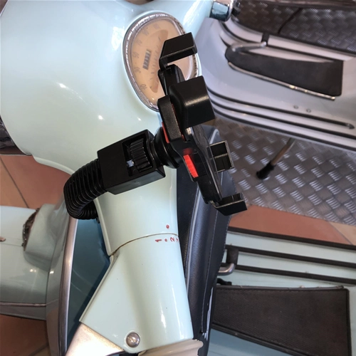 Soporte universal para teléfono para soportes de espejos de manillar Vespa SPECIAL ET3 PX PE PK GS SS SPRINT SUPER VBB VNB FARO BASSO VN VM V1 V15 V30 V33 VL para APPLE IPHONE SAMSUNG HUAWEI ONE+