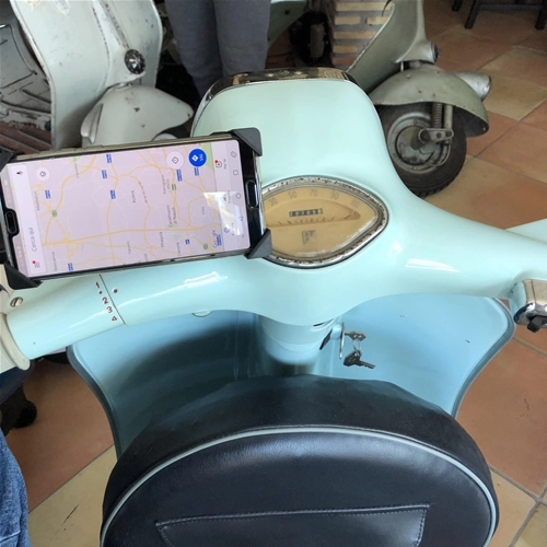 Soporte universal para teléfono para soportes de espejos de manillar Vespa SPECIAL ET3 PX PE PK GS SS SPRINT SUPER VBB VNB FARO BASSO VN VM V1 V15 V30 V33 VL para APPLE IPHONE SAMSUNG HUAWEI ONE+