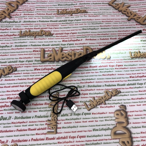 Lampe d'atelier LED rechargeable et articulée avec base magnétique et intensité lumineuse réglable, câble de chargement USB inclus