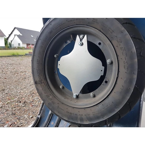 Support for additional fuel tank for VESPA LAMBRETTA APE and SCOOTER