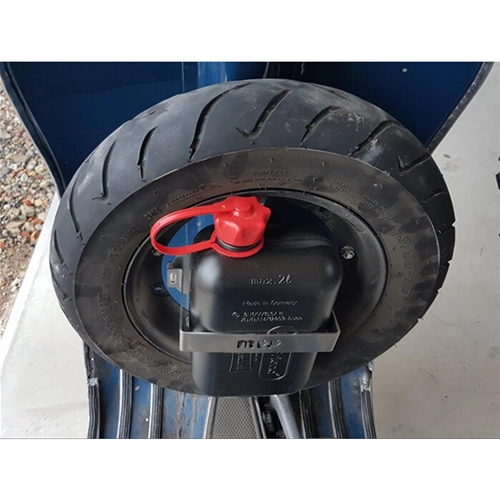 Support for additional fuel tank for VESPA LAMBRETTA APE and SCOOTER