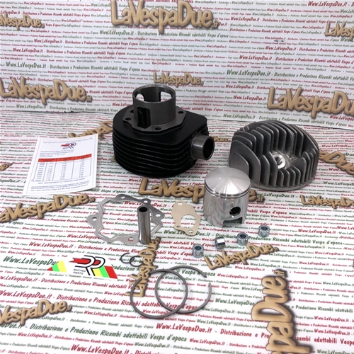 Kit cylindre DR KT00018 60 mm 7 transferts 130 cm³ pour VESPA PX PE 80 (DEU) 2T (Allemagne)