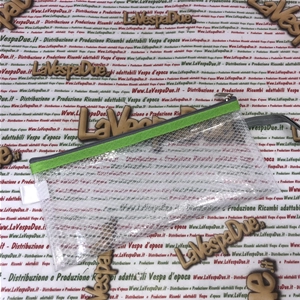 Sac à outils renforcé et résistant aux rayures avec fermeture éclair, 24 cm x 11 cm