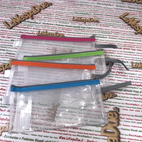Sac à outils renforcé et résistant aux rayures avec fermeture éclair, 24 cm x 11 cm