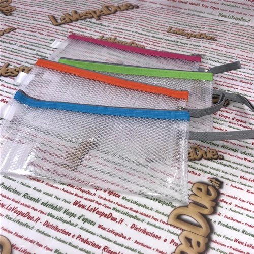 Sac à outils renforcé et résistant aux rayures avec fermeture éclair, 24 cm x 11 cm