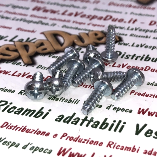 1 Schraube 4,2 x 13 mit Kreuzkopf zur Befestigung der Kühlergrillblende PX PE SPECIAL und der hinteren Sitzplatte für VESPA PX 80 125 150 200 PX PE LUSSO MY ro 008455