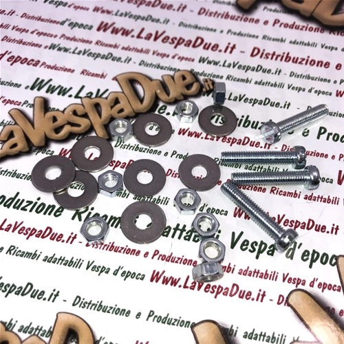Satz mit 20 Schrauben und Unterlegscheiben zur Befestigung der vorderen Topcase-Baugruppe für VESPA PX 125 150 200 PE PX E ARCOBALENO ELESTART