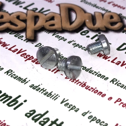 Satz mit 3 Schlitzschrauben (5 mm) zur Befestigung des Frontscheinwerferrahmens für VESPA 125 GT GTR TS 150 SPRINT VELOCE 180 200 RALLY