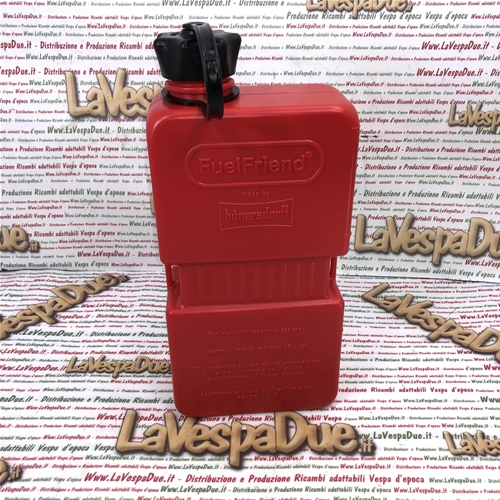Bidon de 1500 ml de mélange carburant rouge supplémentaire pour VESPA, LAMBRETTA, APE et SCOOTER