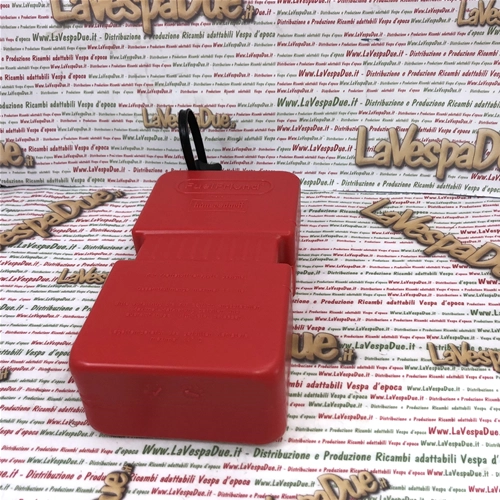 Bidon de 1500 ml de mélange carburant rouge supplémentaire pour VESPA, LAMBRETTA, APE et SCOOTER