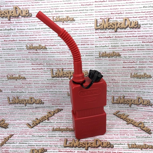 Bidon de 1500 ml de mélange carburant rouge supplémentaire pour VESPA, LAMBRETTA, APE et SCOOTER