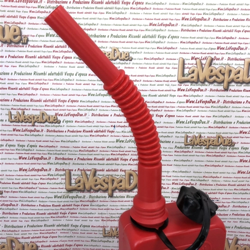 Bidon de 1500 ml de mélange carburant rouge supplémentaire pour VESPA, LAMBRETTA, APE et SCOOTER