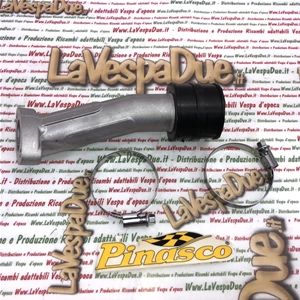 PINASCO 25530954 elastic intake manifold diameter 22 to 24 mm with two-hole connection for VESPA 50 90 125 NLR SPECIAL ET3 PRIMAVERA PK