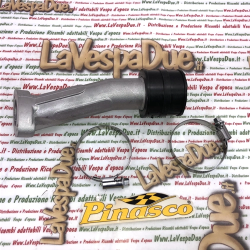 PINASCO 25530954 elastic intake manifold diameter 22 to 24 mm with two-hole connection for VESPA 50 90 125 NLR SPECIAL ET3 PRIMAVERA PK
