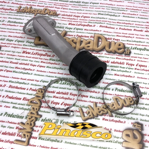 PINASCO 25530954 elastic intake manifold diameter 22 to 24 mm with two-hole connection for VESPA 50 90 125 NLR SPECIAL ET3 PRIMAVERA PK
