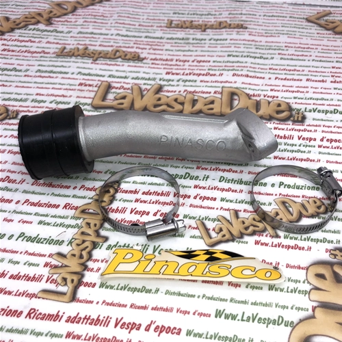PINASCO 25530954 elastic intake manifold diameter 22 to 24 mm with two-hole connection for VESPA 50 90 125 NLR SPECIAL ET3 PRIMAVERA PK