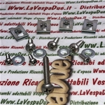 Kit de 15 pièces avec vis pour le montage de la calandre avant de la Vespa 50 Special Elestart