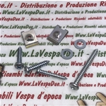 Kit de 8 piezas completo con tornillos para el montaje del baúl superior para VESPA 50 125 PK S