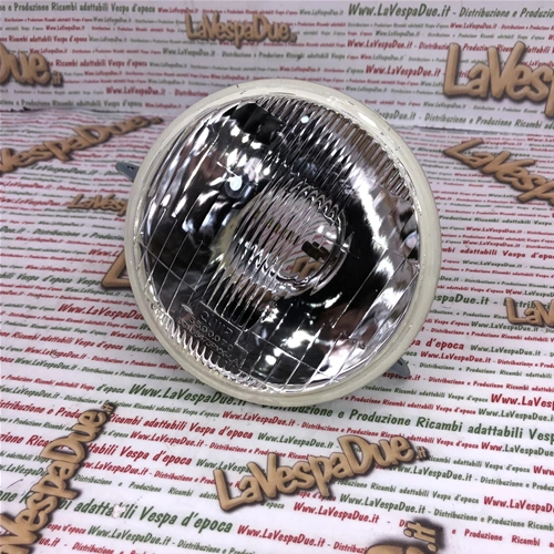 Faro delantero de cristal para VESPA PX PE ARCOBALENO 80 125 150 200 de 1977 a 2000 ro 161235