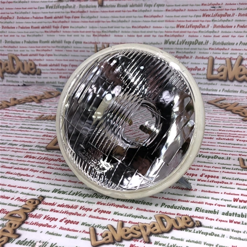 Faro delantero de cristal para VESPA PX PE ARCOBALENO 80 125 150 200 de 1977 a 2000 ro 161235