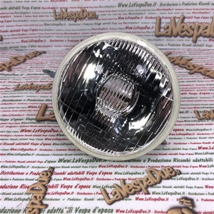 Faro delantero de cristal para VESPA PX PE ARCOBALENO 80 125 150 200 de 1977 a 2000 ro 161235