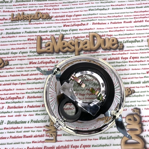 Faro delantero de cristal para VESPA PX PE ARCOBALENO 80 125 150 200 de 1977 a 2000 ro 161235