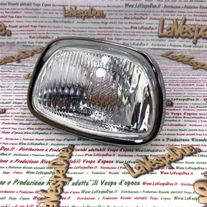 Cristal de faro completo con aro de marco para VESPA 125 150 180 GT GL SPRINT SS ro 070459 151198
